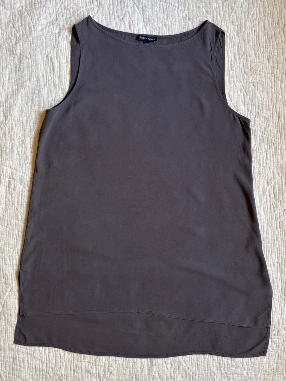 Eileen Fisher 100% silk shell top
